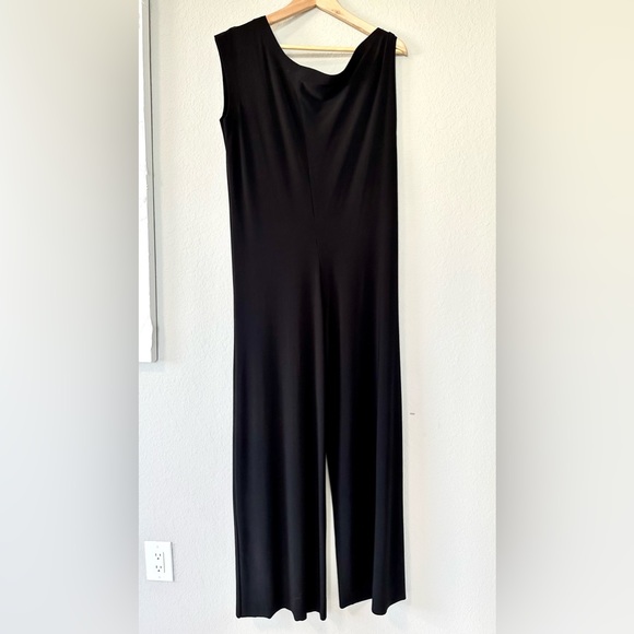 Norma Kamali Drop shoulder Jumpsuit black - Picture 4 of 11
